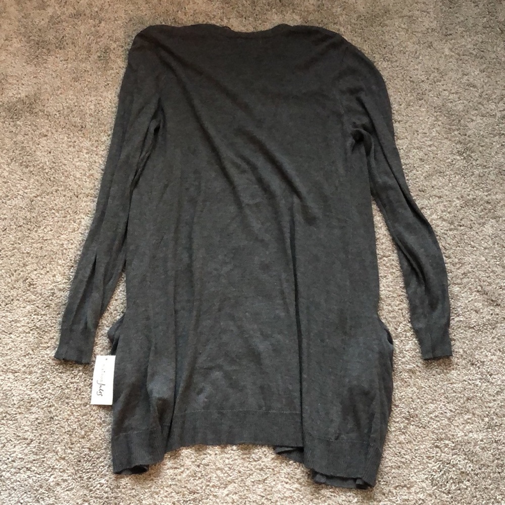 *SOLD* NEW Maison Jules Grey Duster Cardigan - Picture 5 of 5